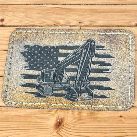 excavator flag